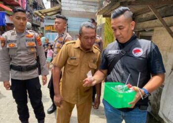 Polrestabes Medan Gerebek Kampung Narkoba di Maimun, 4 Orang Ditangkap