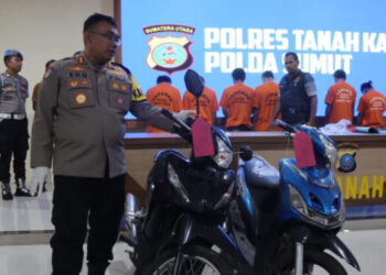 Polisi Ringkus 7 Pelaku Curanmor yang Kerap Beraksi di Karo dan Dairi