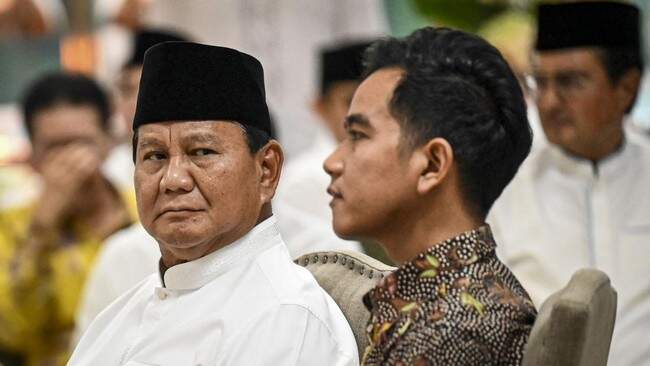 Foto: Prabowo Subianto dan Gibran Rakabuming Raka.
