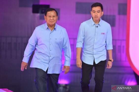 Foto: Prabowo dan Gibran.