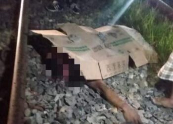Pria di Pulo Brayan Medan Tewas Tertabrak Kereta Api