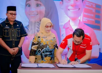 Foto: Pertamina Sumbagut dan Pemkab Labuhanbatu Resmikan Program EMBRIO 5