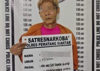 Pria Lansia Diringkus Polres Siantar, Ini Kasusnya
