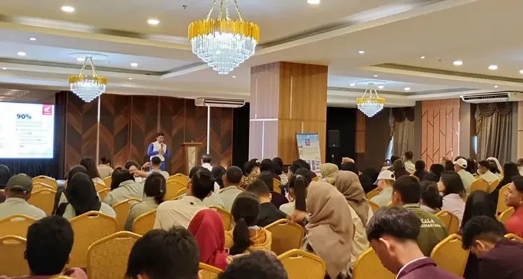 Foto: Ratusan mahasiswa yang antusias memperkaya wawasan tentang keselamatan bersama Honda.(Istimewa)