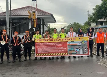 KAI Bandara Sosialisasi Keselamatan Kereta Api Medan-Binjai