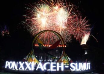 Upacara Pembukaan PON Aceh-Sumut Meriah
