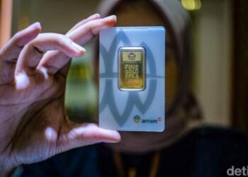 Harga Emas Cetak Rekor Tertinggi Sepanjang Sejarah, Rupiah Bangkit