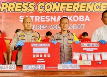 Polisi Ringkus 5 Pengedar Sabu