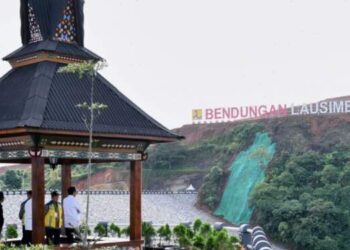 Jokowi Resmikan Bendungan Lau Simeme Deli Serdang