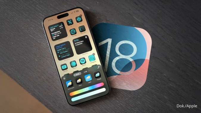 Foto: Apple Intelligence lewat iOS 18.1.