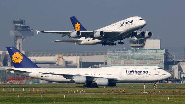 Foto: Maskapai penerbangan nasional Jerman, Lufthansa, didenda Rp102 miliar.