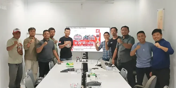 Membawa semangat “Honda Community Gas Ke Honda Bikers Day 2024”, para bikers akan bersilaturahmi memperkuat jalinan brotherhood sesama pengguna sepeda motor di Tanah Air.(Istimewa)