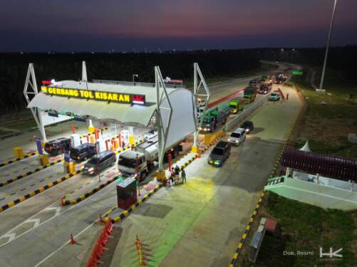 Foto: Gerbang Tol Kisaran.