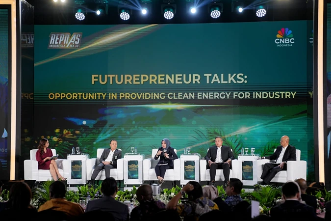 Foto: Kegiatan “Opportunity in Providing Clean Energy for Industry” dalam REPNAS National Conference, Senin (14/10).(Dok:PGN)