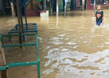 Kampung Aur dan Sejumlah Kawasan di Medan Direndam Banjir