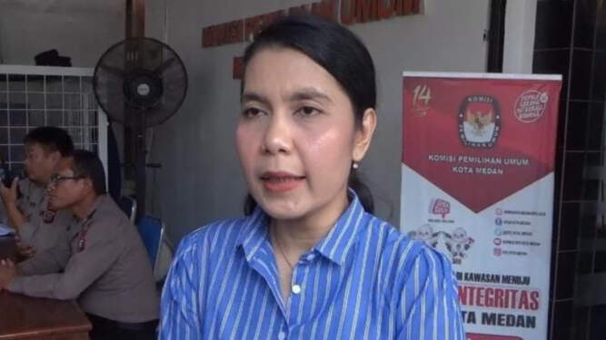 Foto: Ketua KPU Medan Mutia Atiqah.