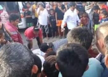 Tragis! Pemotor di Jalan Medan-Belawan Tewas Digilas Truk Trado