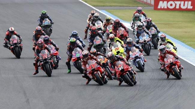 Foto: Francesco Bagnaia berhasil menang MotoGP Jepang 2024.