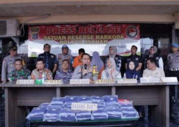Bawa Sabu Puluhan Kilo, Pasutri Asal Tanjung Balai Ditangkap