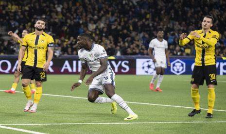 Foto: Thuram jadi pahlawan Inter saat menang 1-0 di markas Young Boys.