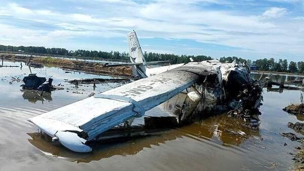 Foto: Pesawat SAM Air jatuh di Pohuwato.
