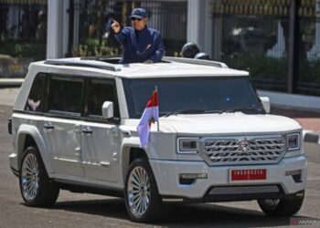 Mobil Maung Produksi Pindad Jadi Kendaraan Dinas Menteri