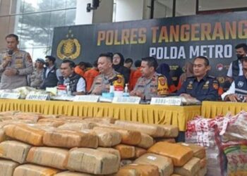 Terbongkar Jaringan Narkoba Antarpulau-Internasional, Barang Bukti Rp 77 M