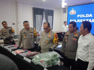 Polrestabes Medan Amankan 10 Kg Sabu-1.980 Pil Ekstasi, Tersangka Ditembak