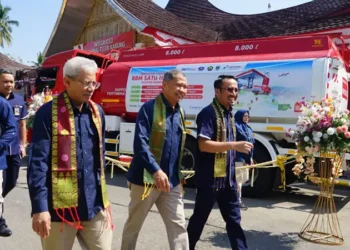 Foto: Dorong Peningkatan Ekonomi di Daerah 3T, Pertamina Patra Niaga Resmikan Tujuh Titik BBM Satu Harga Klaster Sumatera 1