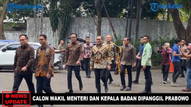 Foto: Rombongan calon wakil menteri dan kepala badan tiba di Rumah Presiden Terpilih Prabowo Subianto, Jalan Kartanegara, Jakarta Selatan, Selasa (15/10/2024).
