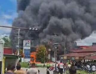 Api Membubung Tinggi, SPBU di Subulussalam Terbakar