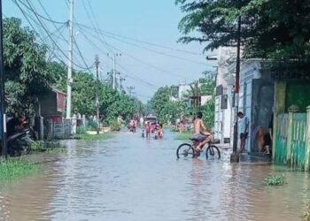 Sungai Jebol, Ratusan Rumah di Batangkuis Terendam Banjir