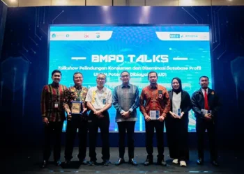 BI Sumut berkolaborasi dengan Badan Musyawarah Perbankan Daerah (BMPD) Sumatera Utara serta OJK, LPS, Kominfo, Kepolisian, dan berbagai K/L terkait menyelenggarakan BMPD Talks.(Dok:BI Sumut)