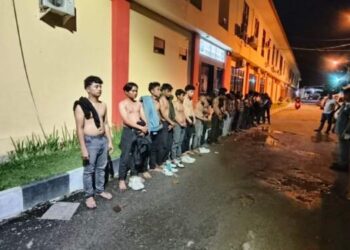 21 Geng Motor-16 Sepeda Motor Diamankan Polresta Deli Serdang
