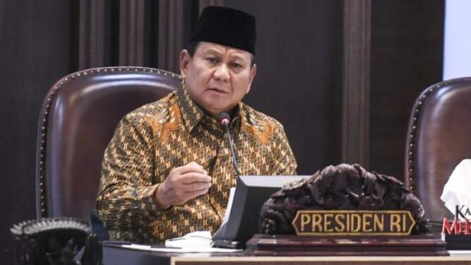 Foto: Presiden Prabowo Subianto.