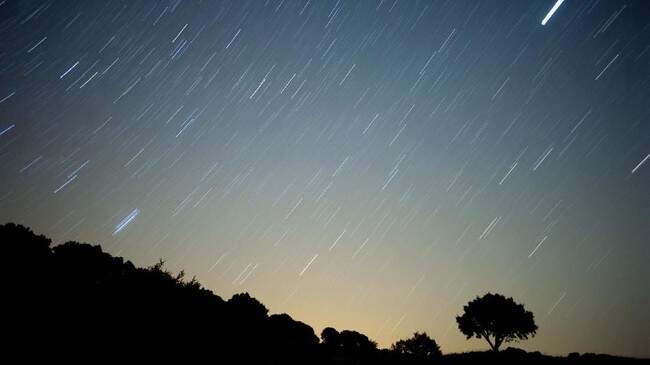 Foto: Hujan meteor.