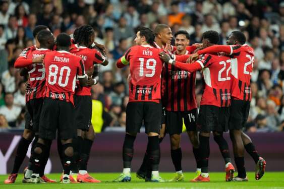 Foto: AC Milan tumbangkan Real Madrid 3-1 di Santiago Bernabeu.