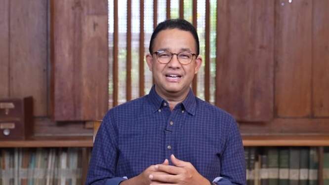 Foto: Anies Baswedan mendoakan Edy Rahmayadi di Pilgub Sumut 2024.