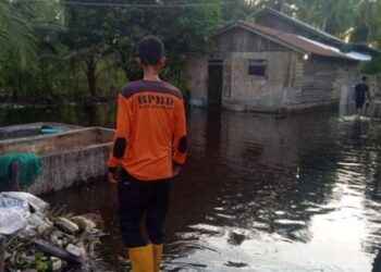 Banjir di Asahan, 5 Tenda Pengungsian Didirikan
