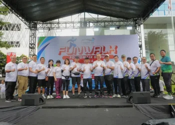 OJK dan Forkom IJK Sumut Gelar Fun Walk Dorong Target Inklusi Keuangan 90% pada Tahun 2024