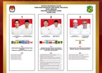 Malam Ini Debat Pertama 3 Paslon Wali Kota dan Wakil Wali Kota Medan