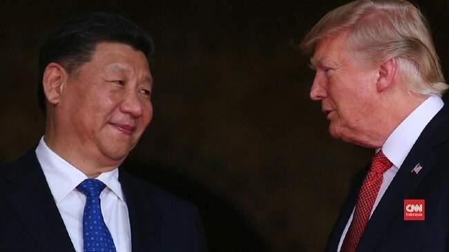 Xi Jinping dan Donald Trump.