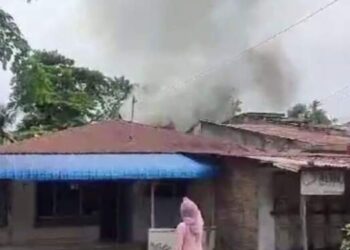 Dapur Rumah Warga Lubuk Pakam Terbakar