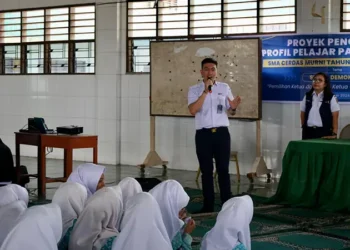 Foto: KAI Bandara Gelar Kampanye 60 Detik Aman Sampai Tujuan di Sekolah Cerdas Murni, Deli Serdang 1