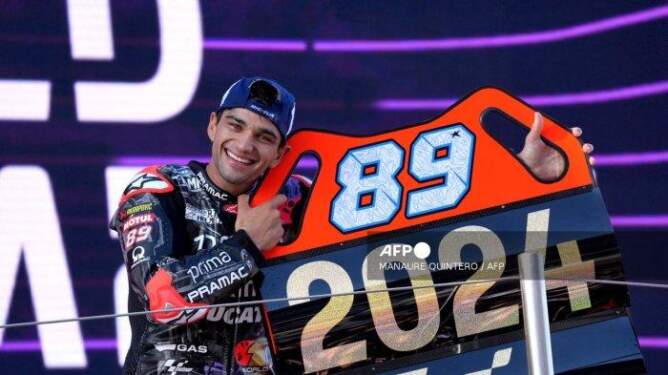 Foto: Jorge Martin juara dunia MotoGP 2024.