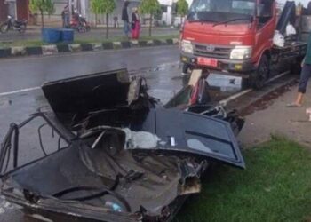 Kecelakaan Maut di Bireuen: L300 Tabrak Truk, 2 Penumpang Tewas