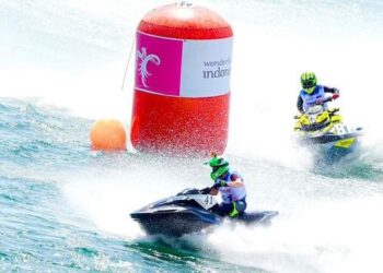 Sengit! Hajime Isahai Menangi Kejuaraan Dunia Jetski Simalungun Cup