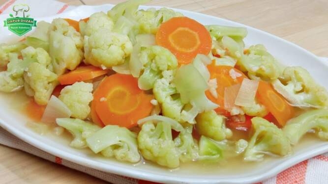 Sayur kembang kol.