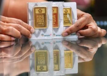 Hari Ini, Harga Emas Anjlok Berjamaah