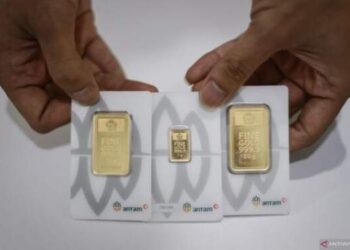 Harga Emas Turun Tipis jadi Segini